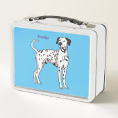 Dalmatische hondencartoon (Achterkant)