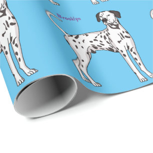 Dalmatische hondencartoon cadeaupapier