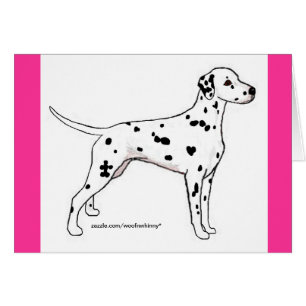 Dalmatische Kaarten: zwart-gepoot