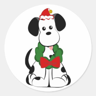 Dalmatische Kerst sticker