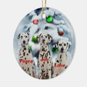Dalmatische kerstcadeaus Ornamenten (Links)