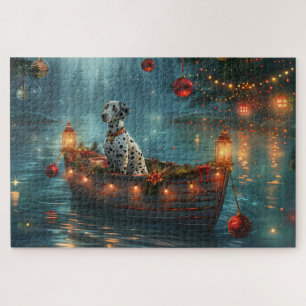 Dalmatische kerstreis legpuzzel