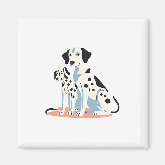 dalmatische magneet (Voorkant)