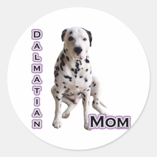 Dalmatische Moeder 4 - Sticker (Voorkant)