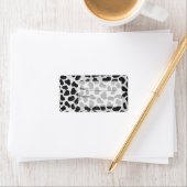 Dalmatische Monogrtam Black en White Prints Etiket (Insitu)