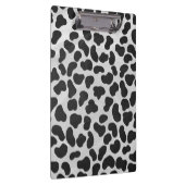 Dalmatische Monogrtam Black en White Prints Klembord (Rechts)