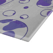 Dalmatische Paarse en witte poka Dot Snijplank (Hoek)