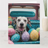 Dalmatische paaseieren kaart (Voorkant)