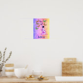 Dalmatische papaverbotervliegen geloven Inspireren Poster (Keuken)
