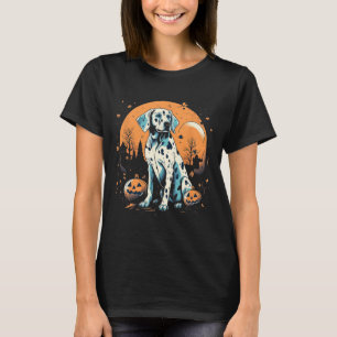 Dalmatische Pompoen Halloween Kostuum Hond Puppy M T-shirt