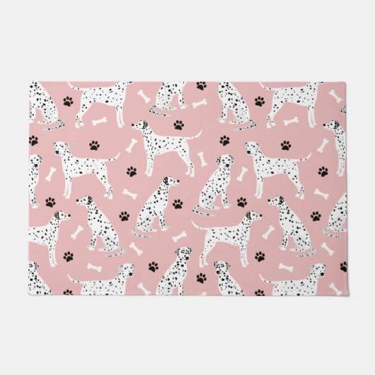 Dalmatische poten en Botten Doormat Deurmat (Voorkant)