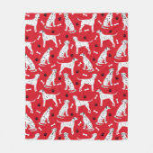 Dalmatische poten en Botten Fleece Deken (Voorkant)