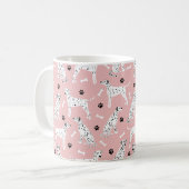 Dalmatische poten en Botten KoffieMok (Voorkant links)