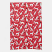 Dalmatische poten en Botten Theedoek (Verticaal)