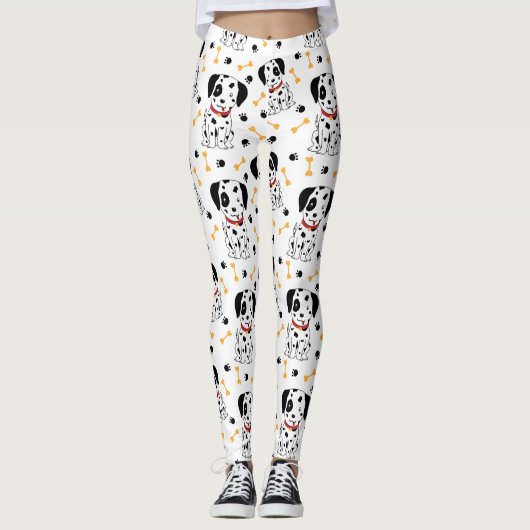Dalmatische Puppies Leggings (Voorkant)
