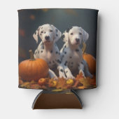 Dalmatische Puppy Herfst Delight Pompoen Blikjeskoeler (Voorkant)
