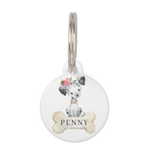 Dalmatische Puppy Hond Huisdierpenning