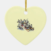 Dalmatische pups keramisch ornament (Voorkant)