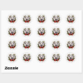 Dalmatische ronde Stickers (Vel)