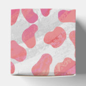 Dalmatische roze en witte afdrukken bedankdoosjes (Bovenkant)