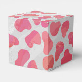 Dalmatische roze en witte afdrukken bedankdoosjes (Achterkant)