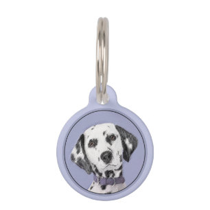 Dalmatische schilderijen - Kute Original Dog Art Huisdierpenning