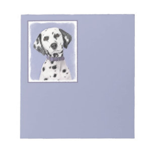 Dalmatische schilderijen - Kute Original Dog Art Notitieblok
