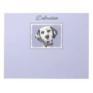 Dalmatische schilderijen - Kute Original Dog Art Notitieblok