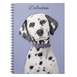 Dalmatische schilderijen - Kute Original Dog Art Notitieboek