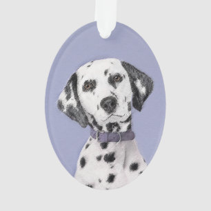 Dalmatische schilderijen - Kute Original Dog Art Ornament