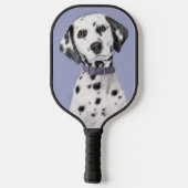 Dalmatische schilderijen - Kute Original Dog Art Pickleball Paddle (Achterkant)