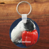 Dalmatische sleutelketen sleutelhanger (Voorkant)