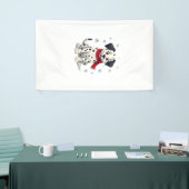 Dalmatische Sneeuw Fun Spandoek (Beurs)