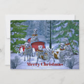  Dalmatische Sneeuwkerst Kaart (Voorkant)