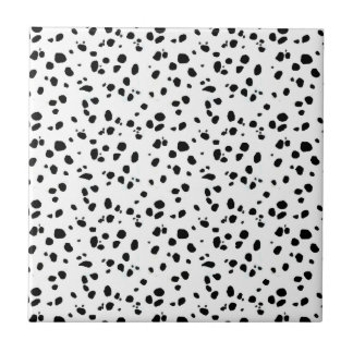 Dalmatische spots, Dalmatische print, Dalmatian Fu Tegeltje