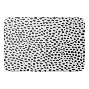 Dalmatische Spots (zwart/wit) Badmat