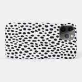 Dalmatische Spots (zwart/wit) Case-Mate iPhone Case (Achterkant (horizontaal))