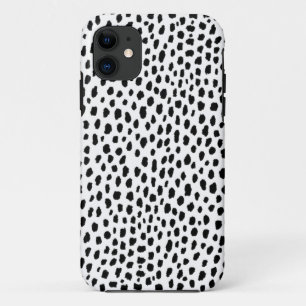 Dalmatische Spots (zwart-wit) Telefoontas iPhone 11 Hoesje