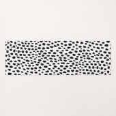 Dalmatische Spots (zwart/wit) Yogamat (Achterkant (horizontaal))