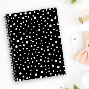 Dalmatische Stippen, Dalmatische spots, zwart-wit Notitieboek