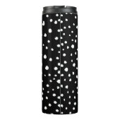 Dalmatische Stippen, Dalmatische spots, zwart-wit Thermosbeker (Achterkant)