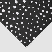 Dalmatische Stippen, Dalmatische spots, zwart-wit Tissuepapier (Detail)