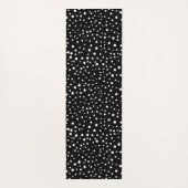 Dalmatische Stippen, Dalmatische spots, zwart-wit Yogamat (Achterkant)