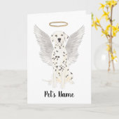 Dalmatische sympathie Memorial Kaart (Gele Bloem)