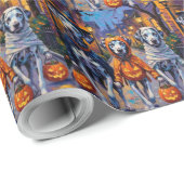 Dalmatische truc voor Halloween kostuums Cadeaupapier (Rol Hoek)