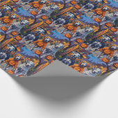 Dalmatische truc voor Halloween kostuums Cadeaupapier (Hoek)