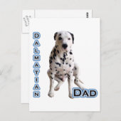 Dalmatische vader 4 briefkaart (Voorkant / Achterkant)
