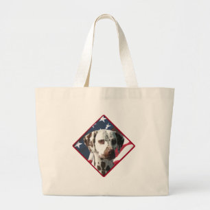 Dalmatische vlag 2 grote tote bag