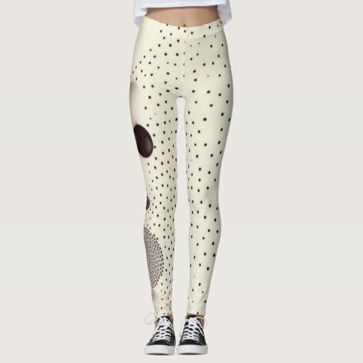 Dalmatische Vlekken Leggings (Voorkant)