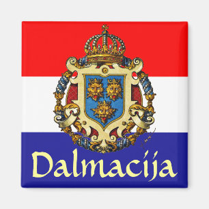 Dalmatische wapenschild magneet